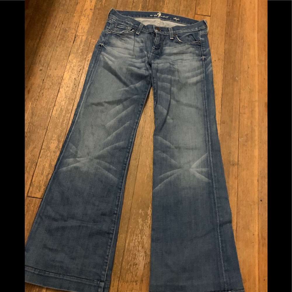 7 for all mankind dojo flare jeans